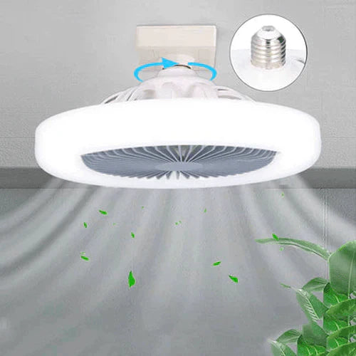 Ventilador de Techo con Luz LED E27 – Fácil Instalación