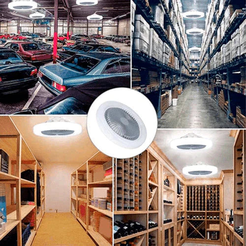 Ventilador de Techo con Luz LED E27 – Fácil Instalación