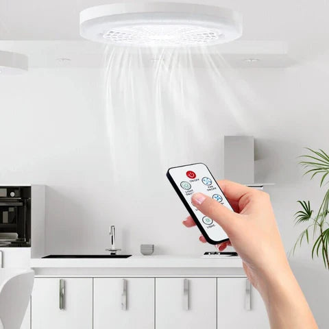 Ventilador de Techo con Luz LED E27 – Fácil Instalación
